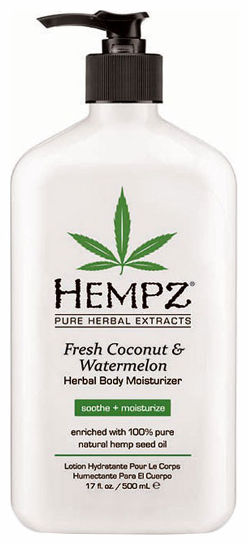 фото Молочко для тела hempz fresh coconut & watermelon moisturizer 500 мл