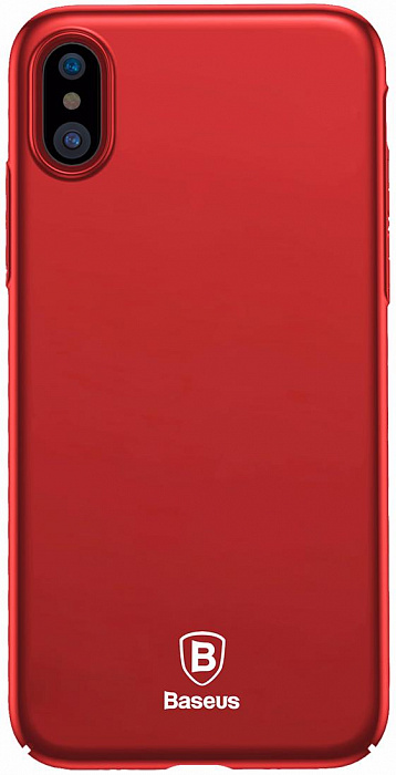 фото Чехол-накладка baseus thin case (wiapiphx-zb09) для apple iphone x (red)