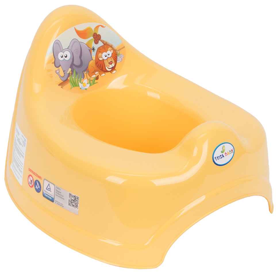 

Горшок детский Tega Baby Сафари желтый