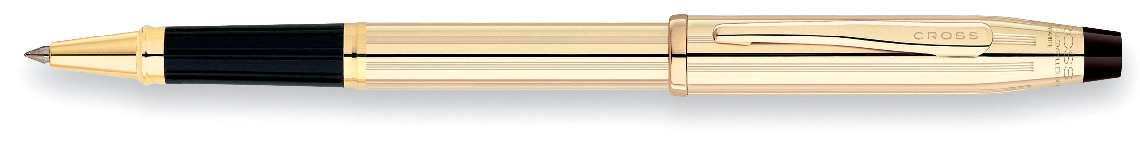 

Ручка-роллер Cross Century II 1 0,Karat Rolled Gold M BL