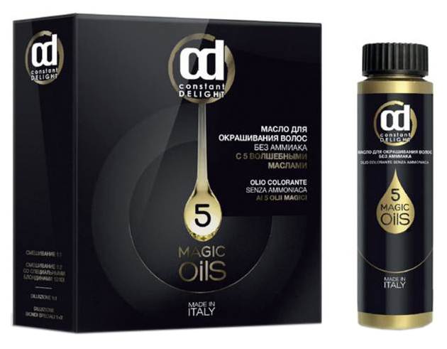 фото Краска для волос constant delight olio colorante 5.14 каштаново-русый сандре бежевый 50 мл