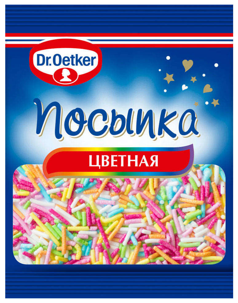 Посыпка цветная Dr.Oetker палочки 10 г