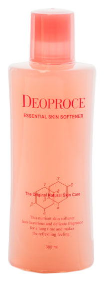 Тоник для лица Deoproce Essential Skin Softener 380 мл антивозрастной крем для лица bergamo syn ake essential intensive cream 50 мл