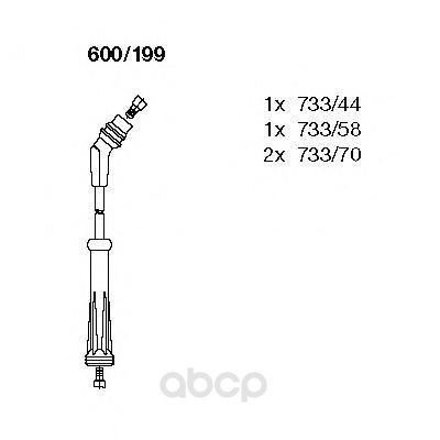 

Высоковольтные провода комплект BREMI 600/199