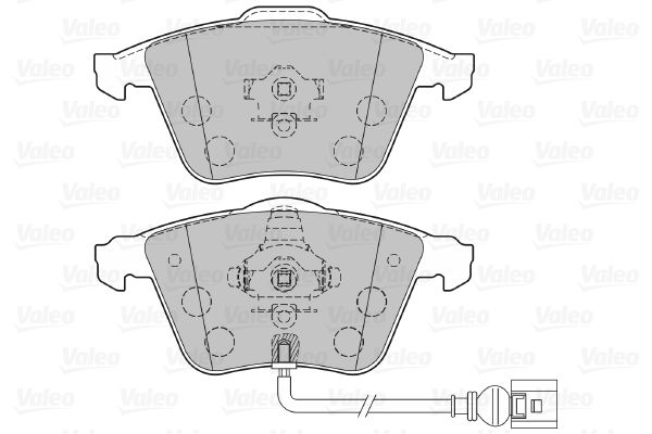 

Тормозные колодки Valeo дисковые 301863