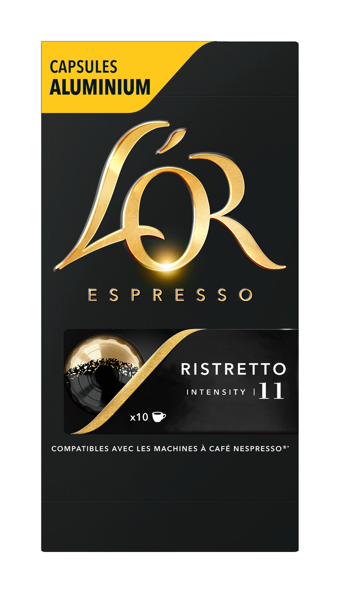 Капсулы L’OR Espresso Ristretto для кофемашин Nespresso 10 капсул