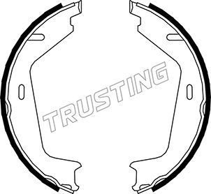 

Тормозные колодки TRUSTING стояночного тормоза 127273