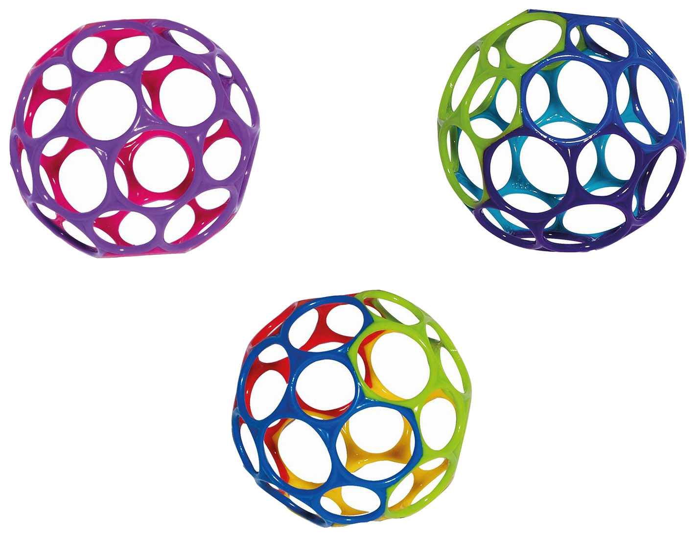 

Мячик детский Oball 81024 Разноцветный
