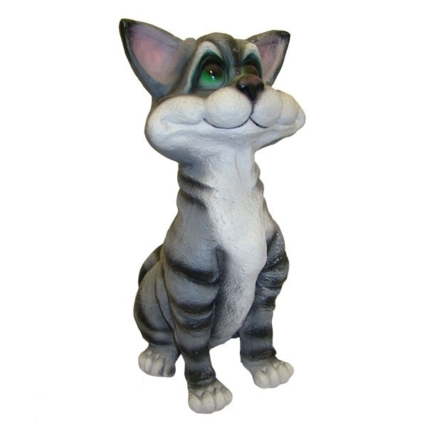 

Садовая фигурка Кот 123281/F254 60 см, Серый, Кот