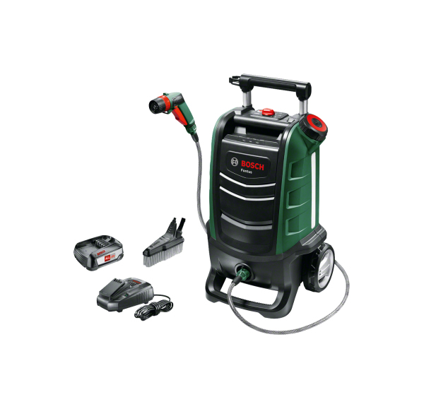 

Аккумуляторная мойка высокого давления Bosch Fontus 6008B6000 АКБ и ЗУ в комплекте, Fontus