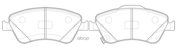 фото Комплект тормозных колодок fit fp1571