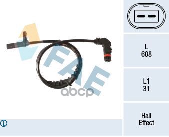 

Датчик abs FAE 78283