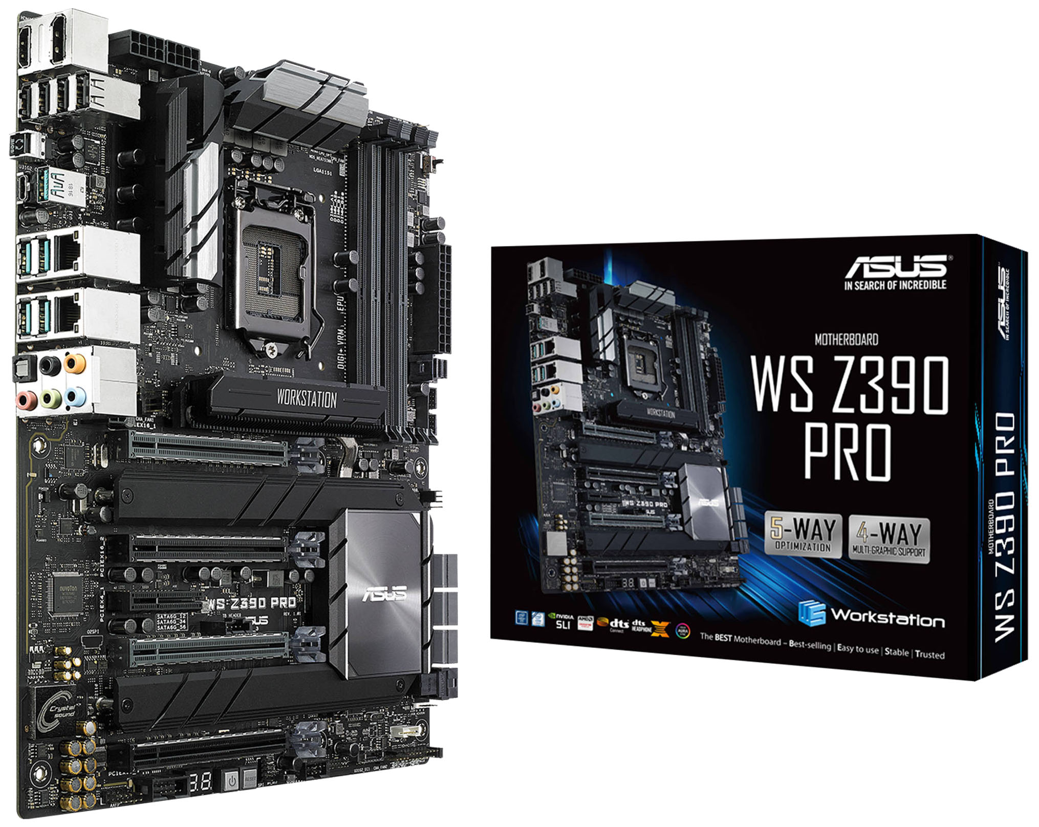 фото Материнская плата asus ws z390 pro