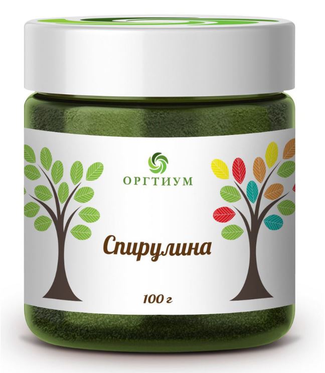 

Спирулина Оргтиум БИО 100 г, Спирулина БИО, 100 гр, Оргтиум