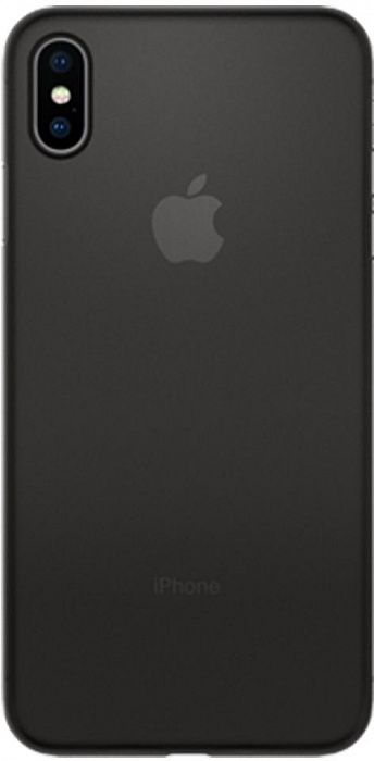 фото Чехол spigen air skin (065cs24830) для apple iphone xs max (black)