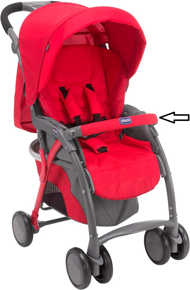 

Бампер на коляску Chicco SimpliCity New Red