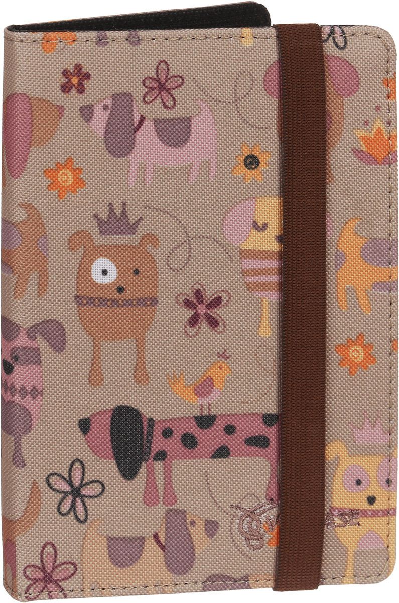 фото Чехол для электронной книги vivacase doggy 6" textile brown