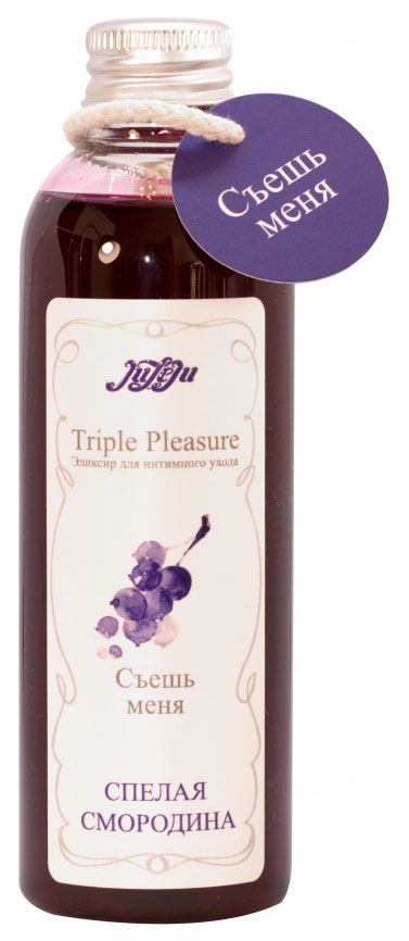 фото Гель-смазка triple pleasure спелая смородина 130 г juleju