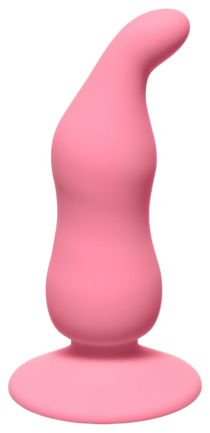 фото Розовая анальная пробка waved anal plug pink 11 см lola toys