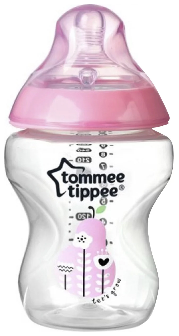 Детская бутылочка Tommee Tippee СLoser To Nature 260 мл Розовый