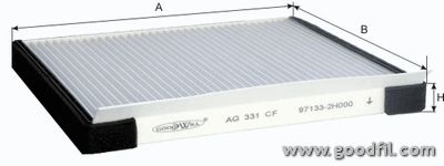 фото Фильтр салона goodwill ag 331 cf