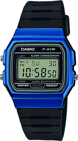 фото Наручные часы электронные мужские casio collection f-91wm-2a