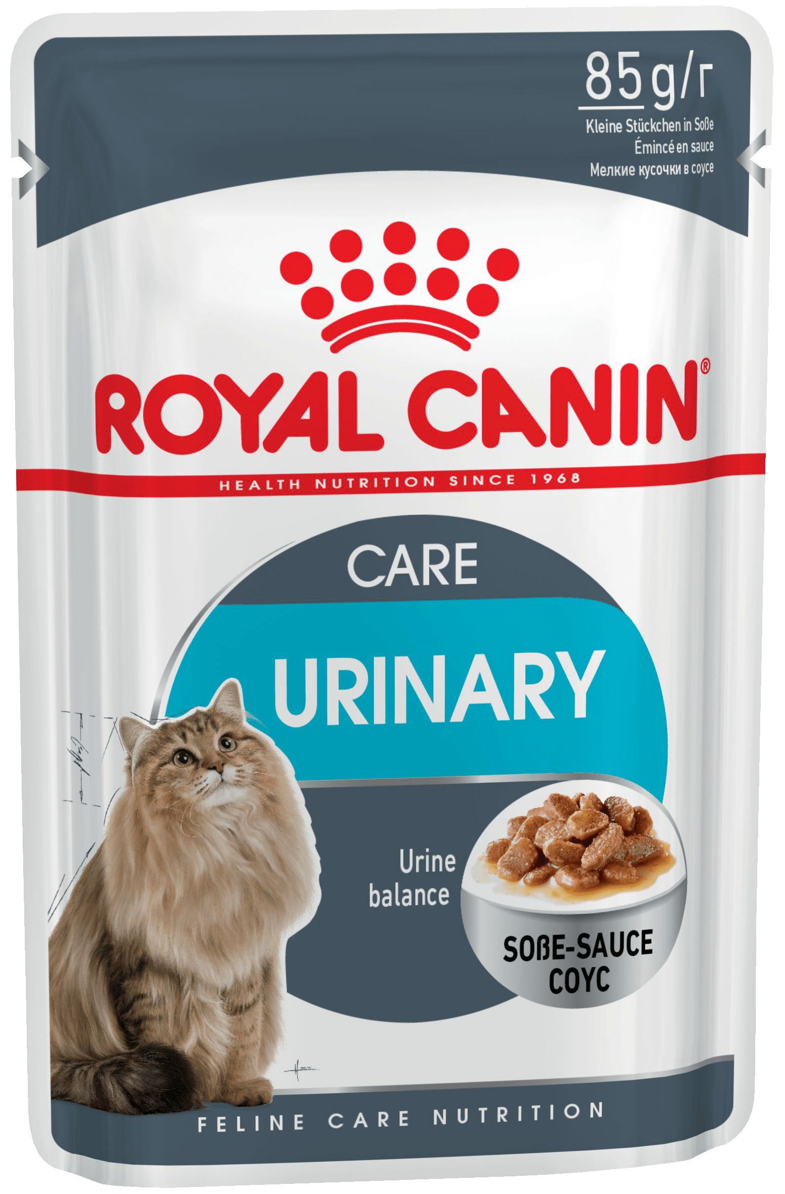 фото Влажный корм для кошек royal canin urinary care, мясо, 85г