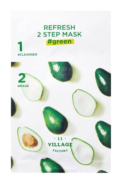 

Маска для лица Village 11 Factory Refresh 2-step Mask Green 3 мл + 25 мл