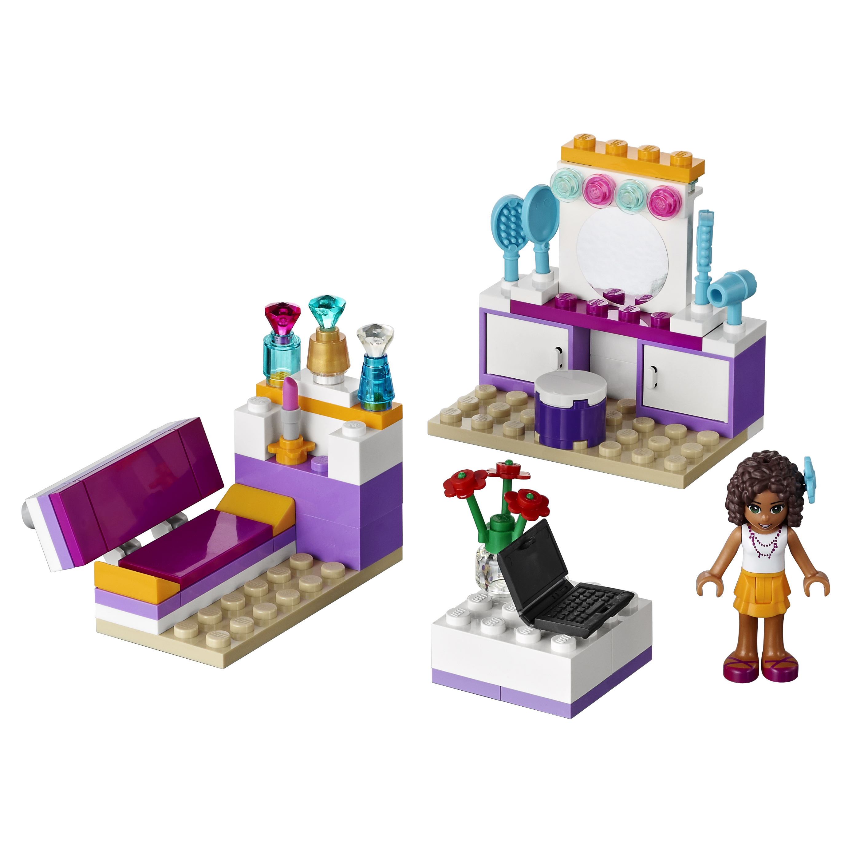 Lego friends комната андреа