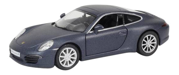 Машина Uni-Fortune 1:32Porsche 911 Carrera S (2012) инерционная темно-синий матовый toy mix машина пластиковая водовоз рр 2012 024