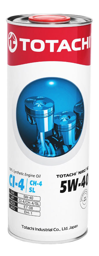 Моторное масло Totachi Niro HD Synthetic CI-4/SL 5W40 1 л
