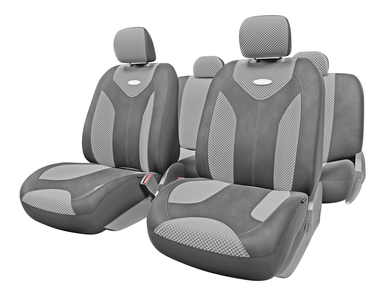 

Комплект чехлов на сиденья Autoprofi Matrix MTX-1105 D.GY/L.GY (M), Matrix