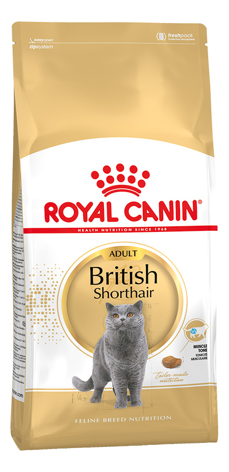 фото Сухой корм для кошек royal canin british shorthair adult, домашняя птица, 10кг