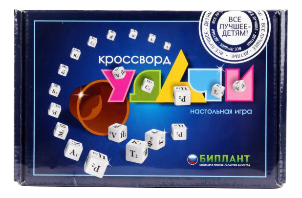 Семейная настольная игра Биплант Кроссворд удачи