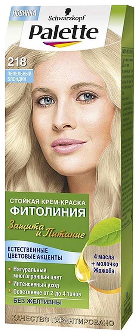 Купить Стойкая крем-краска для волос Palette Фитолиния, 218 (10-1) 110 мл