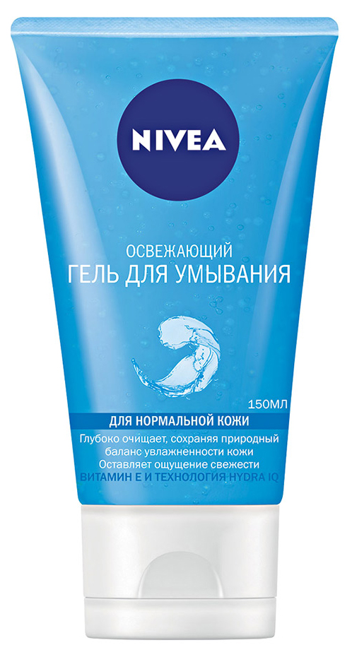 фото Гель для умывания nivea aqua effect освежающий для нормальной кожи, 150 мл