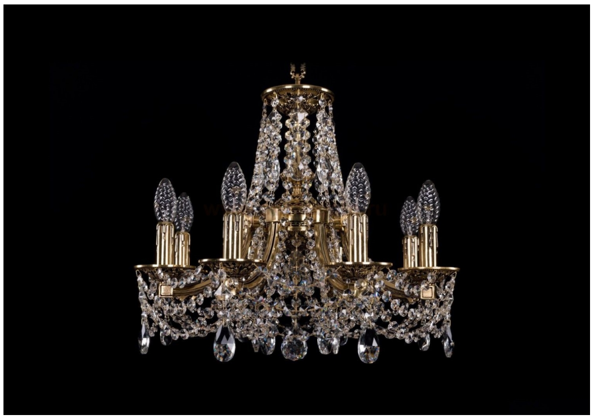 

Люстра подвесная Bohemia Ivele Crystal 1771/8/150/C/GB, 1771/8/150/C/GB
