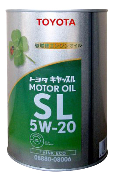 Моторное масло Toyota Motor Oil SL 5W20 1 л