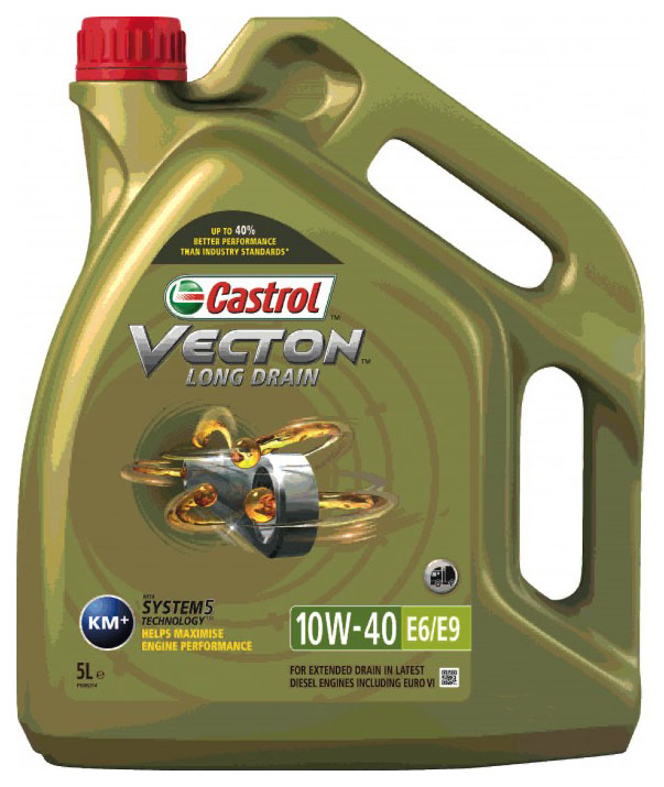 фото Моторное масло castrol vecton long drain 10w-40 5л