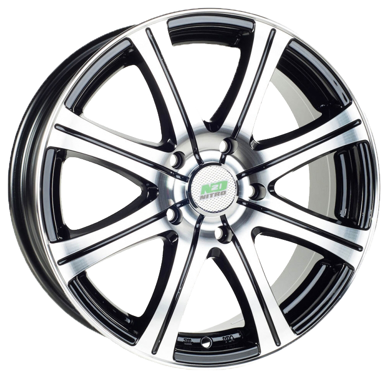 

Колесный диск Nitro Y3163 R15 6J PCD4x100 ET48 D54.1 (41026650), Черный;серебристый