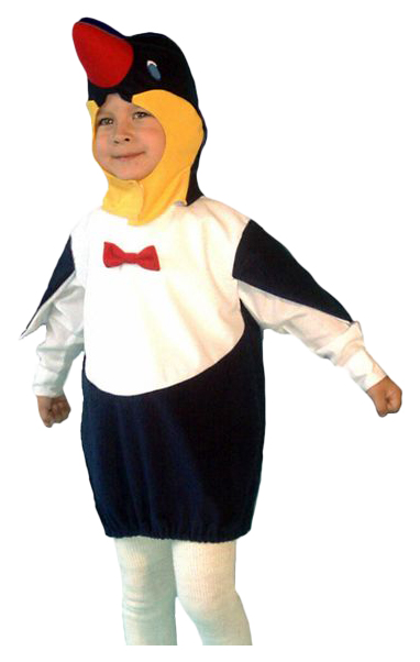 фото Карнавальный костюм бока пингвин, цв. черный; белый р.122