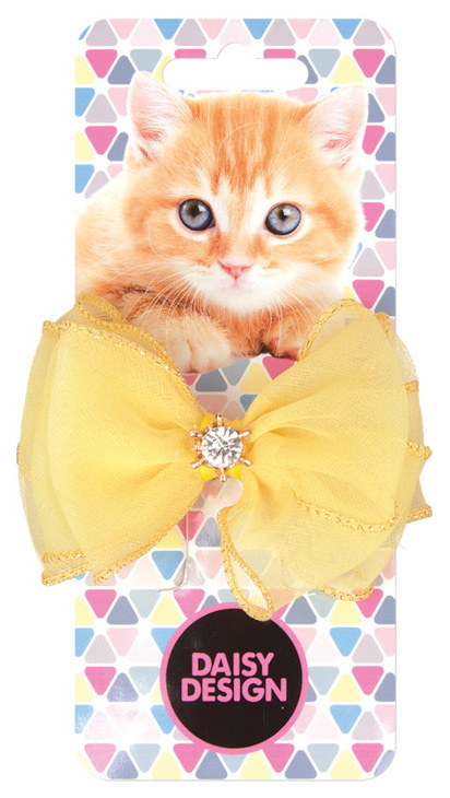 

Заколка для волос Daisy Design Kittens Бонни Желтый, Бонни