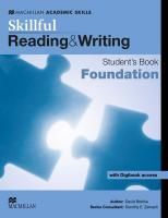 

Skillful Foundation Reading and Writing Student's Book & Digibook