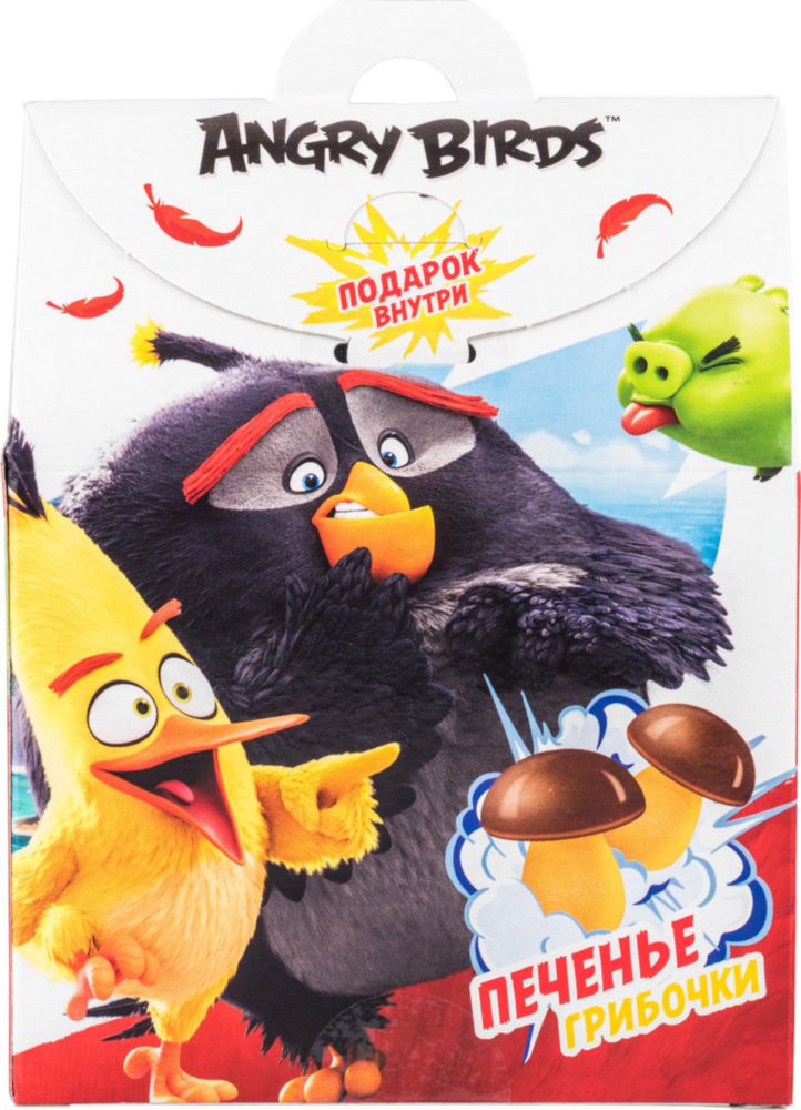 фото Печенье angry birds грибочки с сюрпризом 42 г