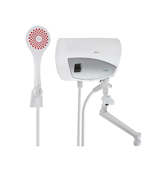 

Водонагреватель проточный Atmor Lotus 5 (душ+кран) white/grey, Lotus 5