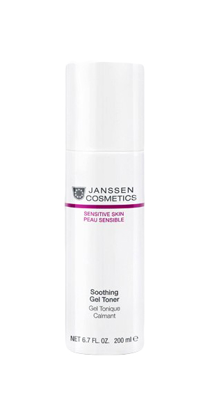 фото Тоник для лица janssen sensitive skin soothing gel toner 200 мл