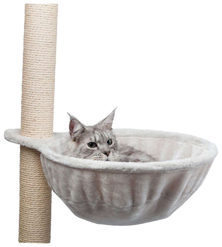 Лежанка для кошек и собак Trixie Cuddly Bag XL, размер 45см, светло-серый