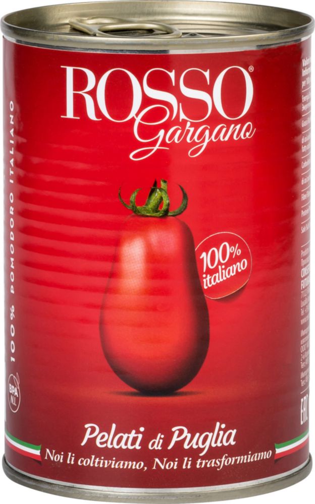 

Томаты целые очищенные Rosso Gargano 400 г
