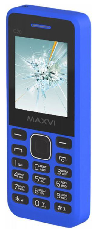 фото Мобильный телефон maxvi c20 blue