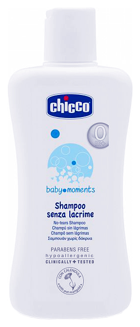 Шампунь детский Chicco Baby Moments Без слез 200 мл стульчик для кормления baby hug 4 в 1 aquarelle chicco 5079173110000 голубой